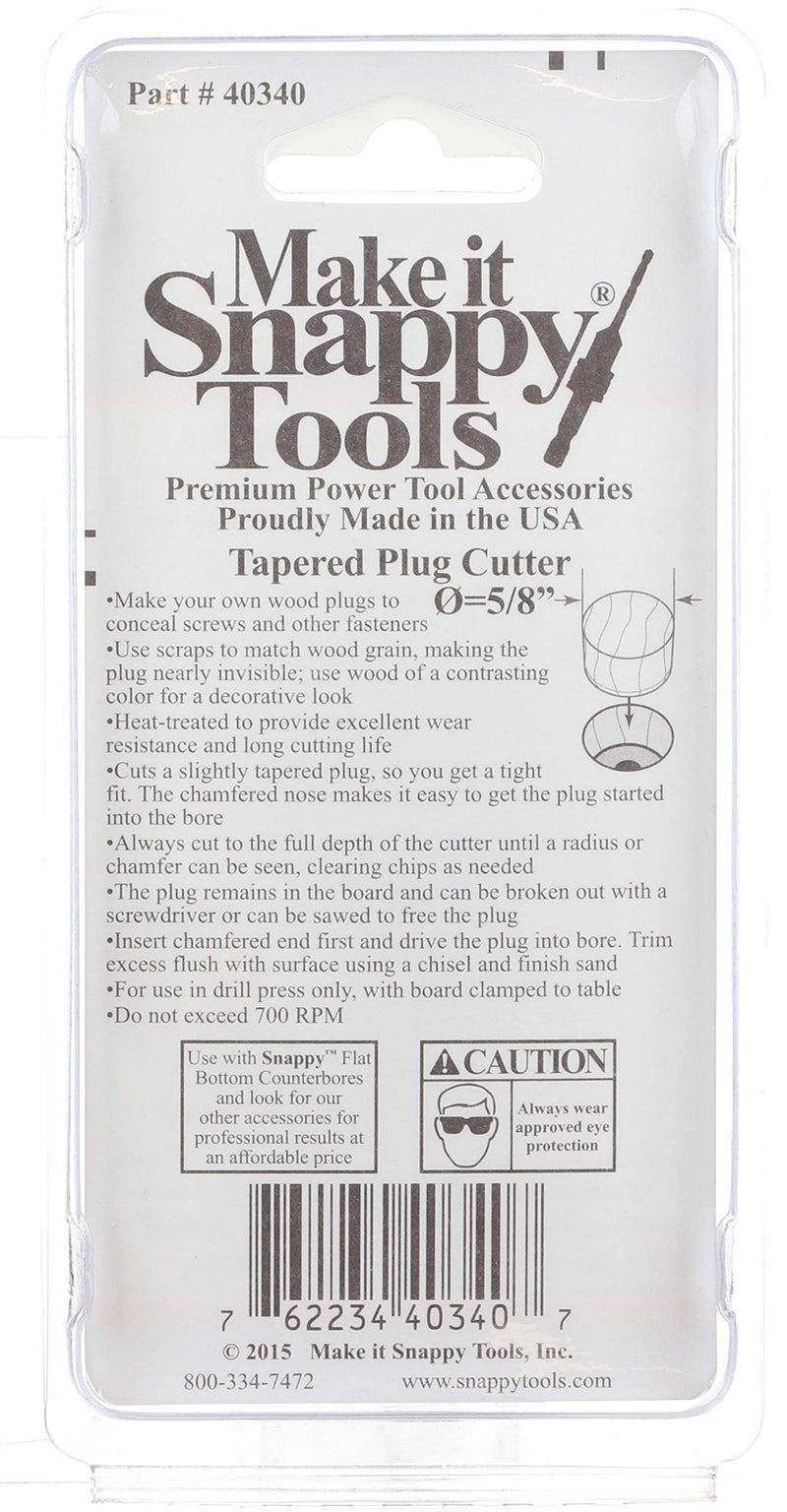 Make it Snappy Tools Plug Cutter, 5/8" - Image 4